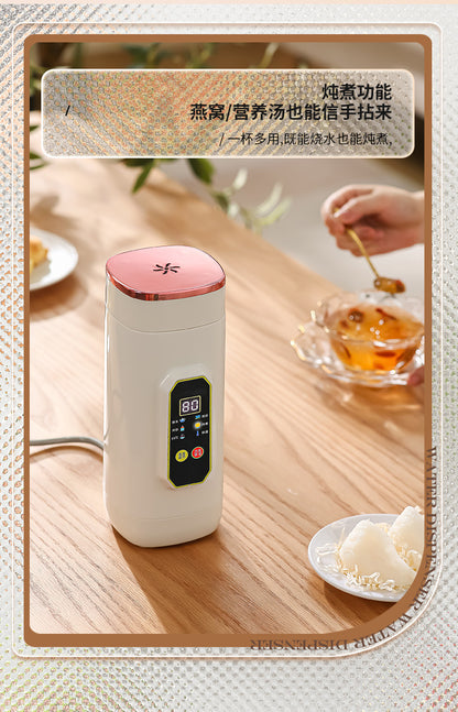 Insulated Cup That Can Boil Water, Portable Electric Water Cup for Travel and Hotels, 304 Stainless Steel Electric Hot Water Cup