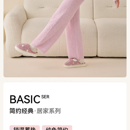Starry Sky Cotton Slippers for Home Autumn/Winter 2026 New Indoor Warm Plush Winter Slippers for Women Home Use