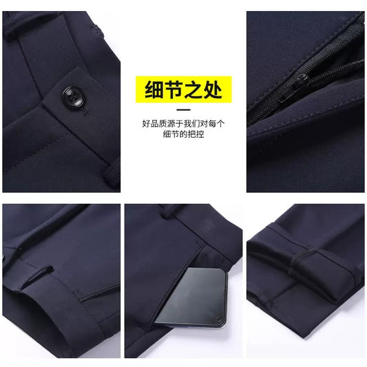 Trousers Women's Black Work Professional Straight-Leg Women's Pants High Waist Work Dress Pants Slim Look Suit Pants Draped Pants by PDG ibma