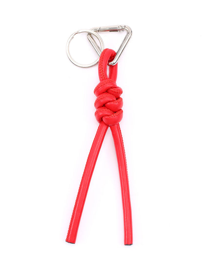 New triangle key chain PU hand-woven diamond key ring bag pendant key chain