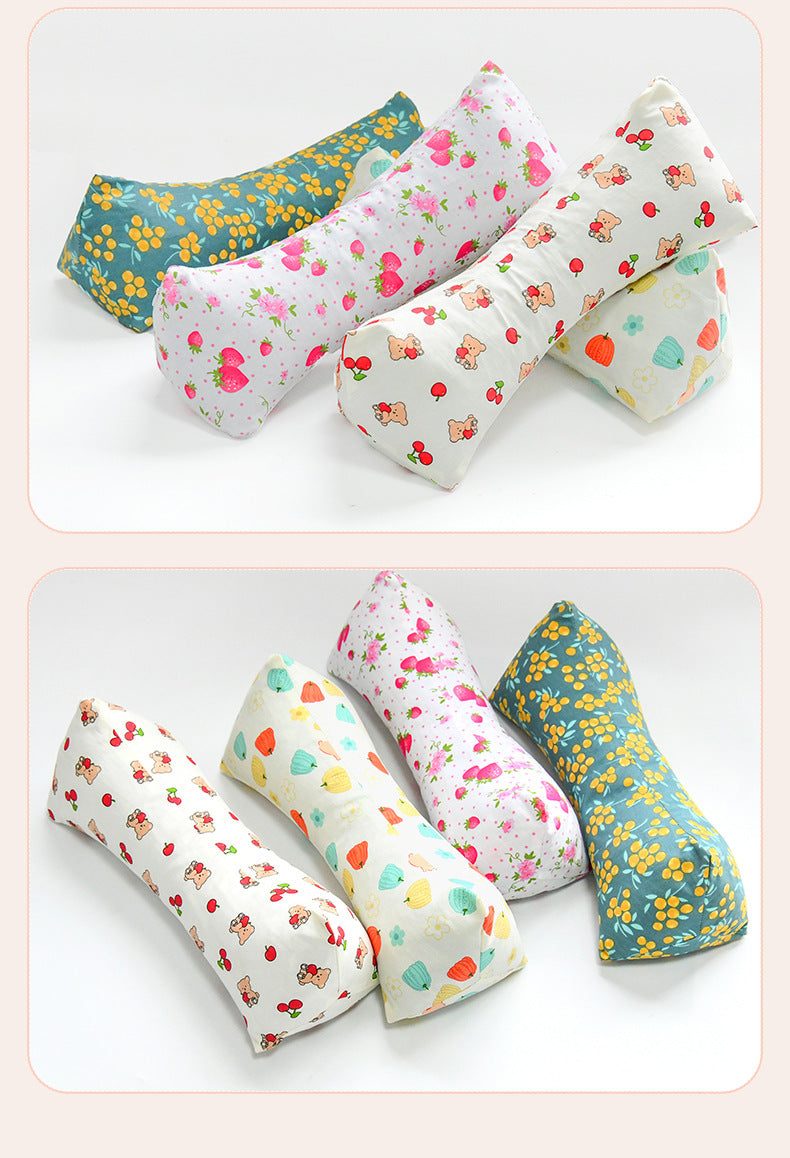 Cervical Spine Pillow Buckwheat Skin Pillow Sleeping Triangle Massage Pillow to Aid Sleep Hard Single Physiotherapy Neck Protection Buckwheat Triangle Pillow