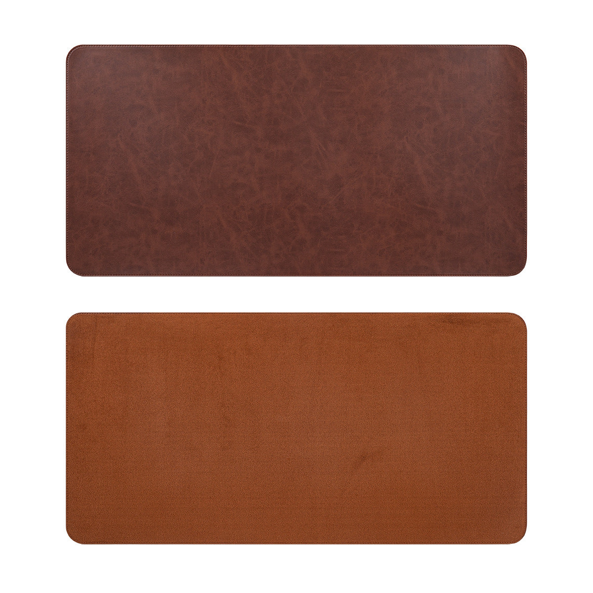 Skin-feeling Crazy Horse Leather Table Mat Leather Pattern Mouse Pad Custom Oversized Office Computer Mat Leather Learning Desk Mat