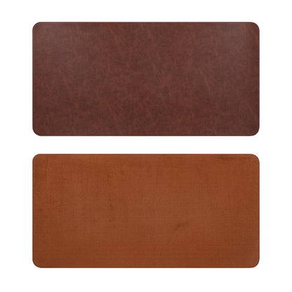 Skin-feeling Crazy Horse Leather Table Mat Leather Pattern Mouse Pad Custom Oversized Office Computer Mat Leather Learning Desk Mat