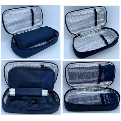 Insulin Refrigerated Biological Gel Ice Bag 75g Nylon Thermal Insulation Refrigeration Ice Strips Fresh and Cold Insulation Medical Ice Bag