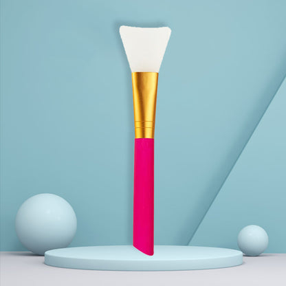 Single Pack of Facial Mask Brush, Lipstick Grinding, White Rod, Two-Color Hollow Mask Brush, Makeup Brush, Beauty Salon