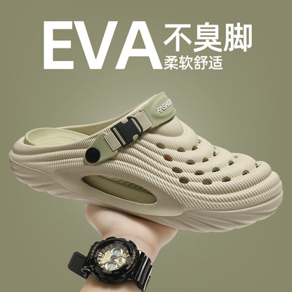 Trendy Men's Clogs Summer 2025 New Non-Slip Beach Surgical Operating Room Driving Outdoor Sandals Men's
