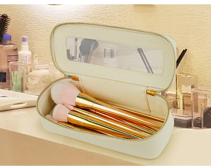 Small single custom high-level cosmetic brush storage box cross-border exquisite beauty storage bag portable texture cosmetic bag