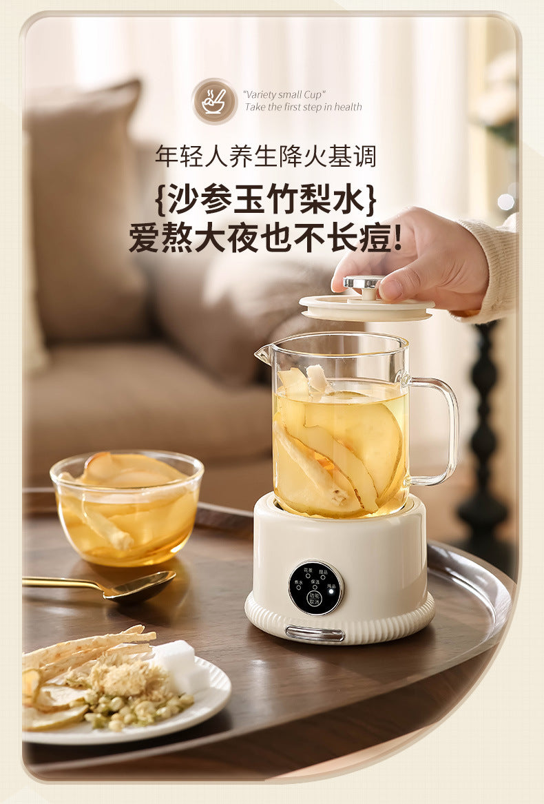 Factory Direct Sales Gift All-Glass Multi-Functional Home Small Office Mini Health Pot Health Cup Boiling Cup