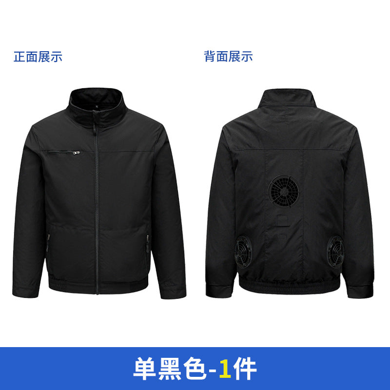 Cross-border New Smart Air-conditioning Clothing Jacket Clothes with Fan Outdoor Work Uniform Labor Protection Duty Fan Clothing