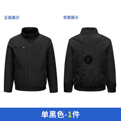 Cross-border New Smart Air-conditioning Clothing Jacket Clothes with Fan Outdoor Work Uniform Labor Protection Duty Fan Clothing