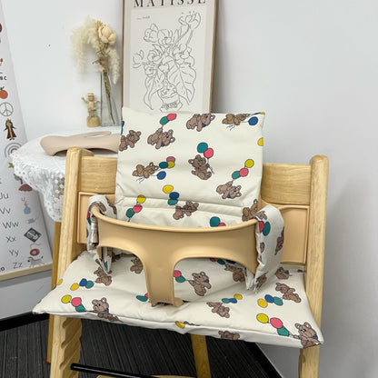 Ins Nordic Style Baby Dining Chair Children's Growth Chair Cushion Baby Dining Chair Cushion Waterproof and Urine-proof Sitting