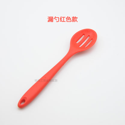 Food Grade Silicone Spoon, Kidsren's Safety Table Spoon, High Temperature Resistant Non-Stick Pan, Student Spoon, Baby Food Supplement Mixing Spoon