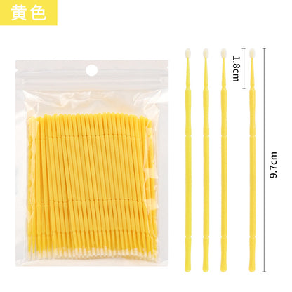 Wholesale Eyelash Extension Cotton Swabs, Disposable Small-Headed Eyelash Cleaning Cotton Sticks, Makeup Removal, Beauty Eyelash Micro Brushes