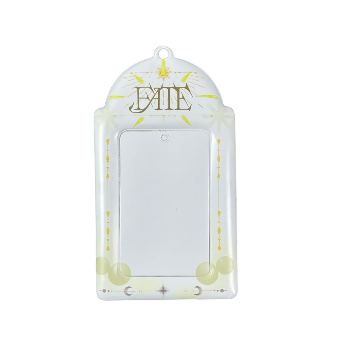 Supply Original Card Sleeve Small Card PVC Earth Flavor Star-chasing Aidou Campus Card Storage Card Bag Display Pendant Protective Cover