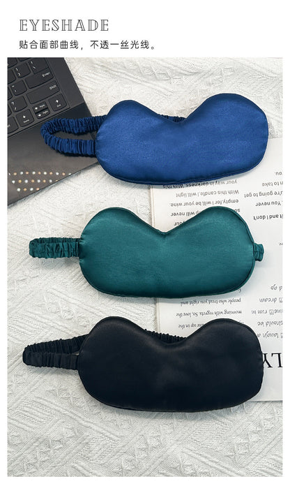 Simulated Silk Eye Mask Double-Sided Lunch Break Sleep Shading Stereo Cloud Breathable Eye Mask to Relieve Eye Fatigue and Sleep