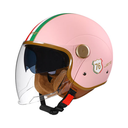 3c certified motorcycle helmet electric car helmet Harley universal battery car Four Seasons universal personality half helmet