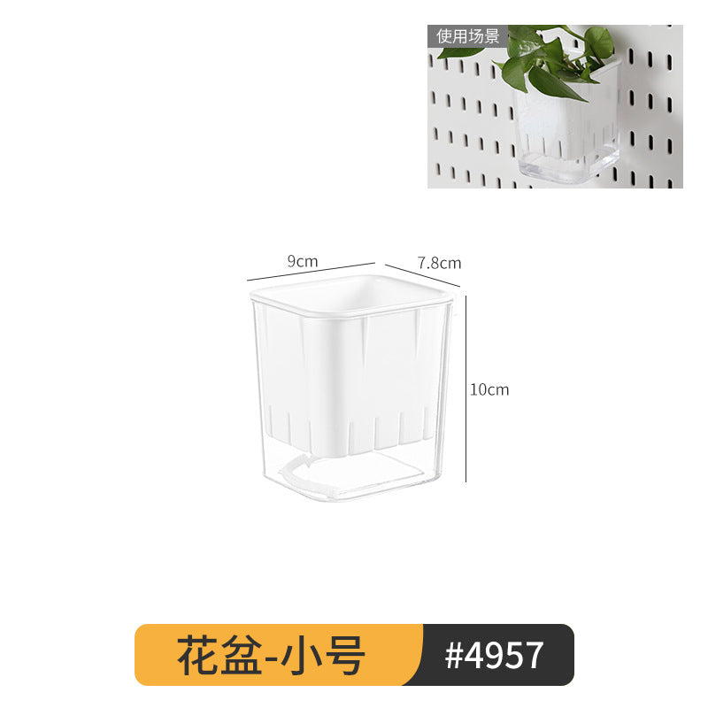 Desktop Perforated Board Storage Rack Organizer Office Partition Workstation Desk Stationery Organizer Shelf No Drilling Required