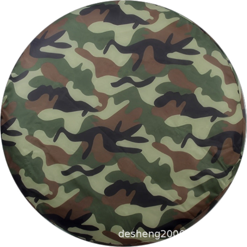 Source factory car tire protective cover tire cover spare tire cover protective cover thickened tire cover all black tire cover
