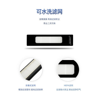 Suitable for Midea M7 M7pro Sweeper Accessories Roll Main Brush Edge Brush Filter Mop Rag