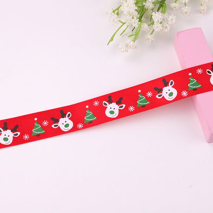 Cross-border Special Ribbon Wedding Christmas Packaging Ribbon Wholesale Exquisite Ribbon Gift Colorfulful Christmas Ribbon