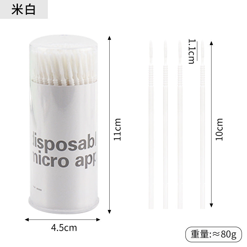 New wholesale long head cotton swab eyelash tattoo nail cleaning cotton swab eyelash disposable long thread cotton swab