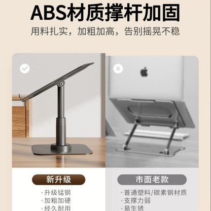 360-degree rotating laptop stand folding hanging portable cooling desktop heightening flat support stand