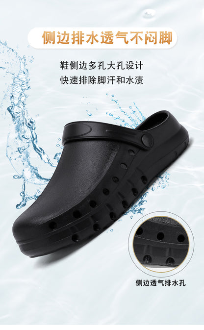 Wholesale Chef Shoes, Non-Slip Kitchen Shoes, Work Shoes, Oil-Proof, Waterproof, Wear-Resistant Safety Shoes, Protective Shoes, Toe-Toe Labor Protection Shoes