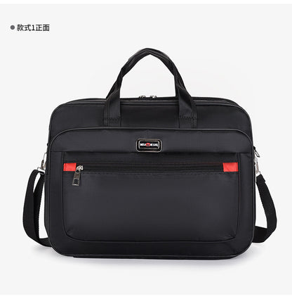 Manufacturer Wholesale Men's Large-Capacity Briefcase Business Trip Laptop Bag Portable Travel Bag Wear-Resistant Business Bag