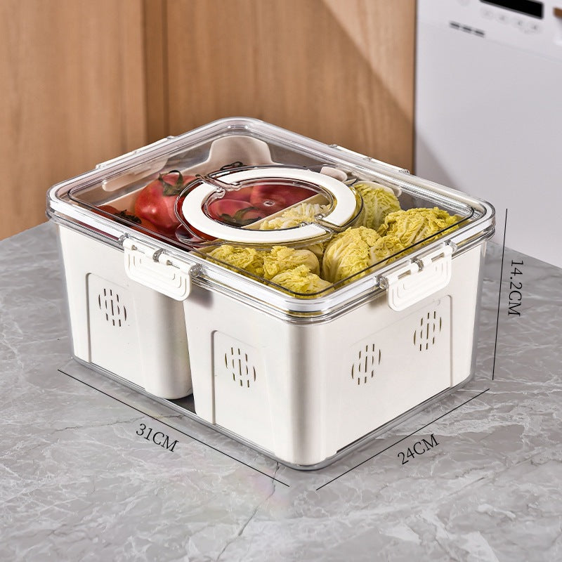 Fresh-Keeping Box Plastic Storage Thickeneded Refrigerator Dust-Proof Finishing Household Artifact Special Kitchen New Plastic Box