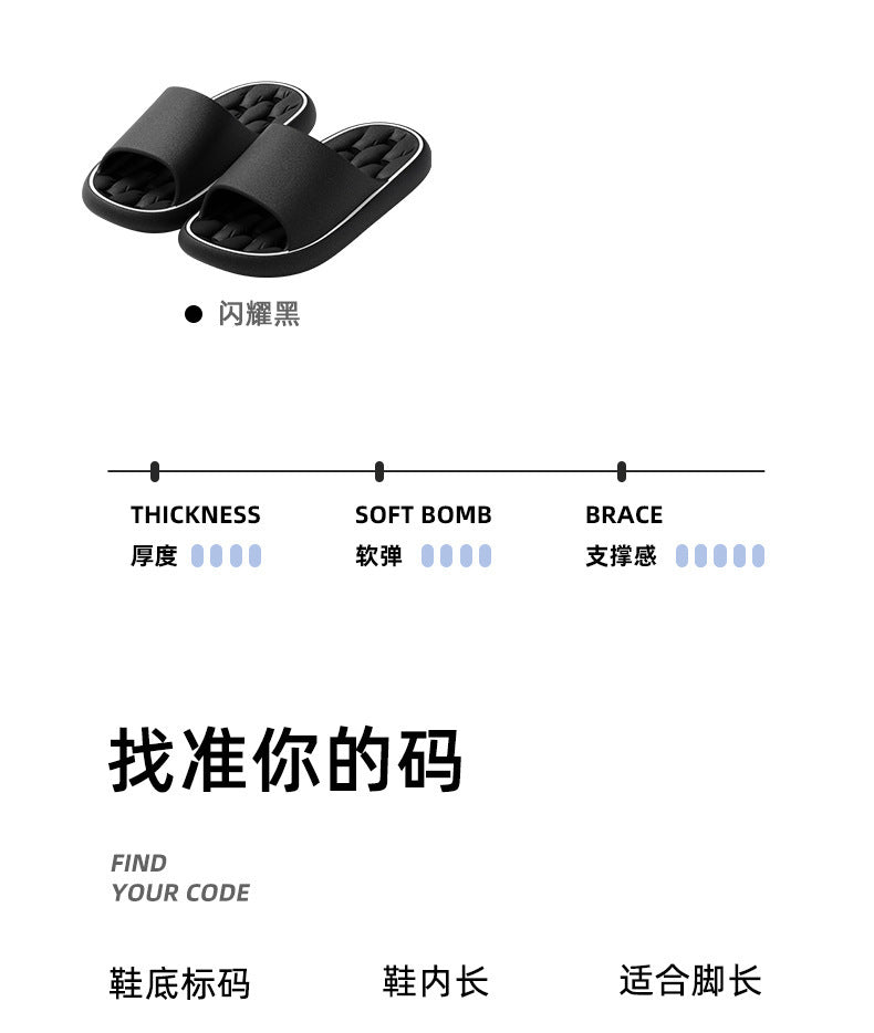 Leakage bathroom slippers ladies summer 2025 new indoor home non-slip bath quick-drying non-stinky feet sandals men