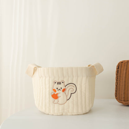 Ins Storage Basket Baby Diaper Clothes Toy Fixing Bag Bedding Storage Multi-use Storage Bag