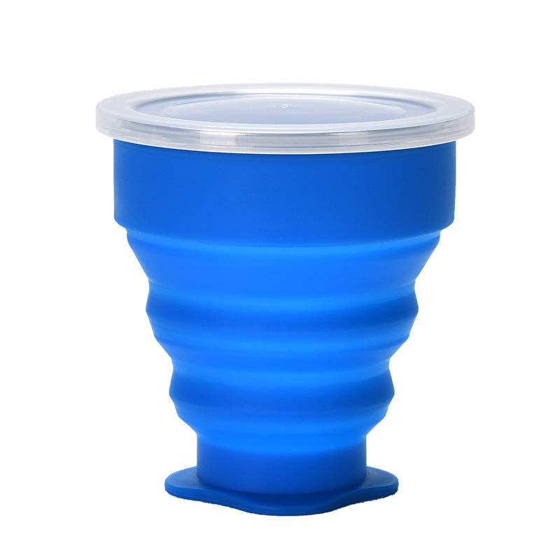 Cross-Border Silicone Foldable Water Cup, Portable Mouthwash Cup for Outdoor Travel, Lightweight and Convenient Cup, Watercup Portable