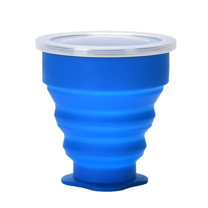 Cross-Border Silicone Foldable Water Cup, Portable Mouthwash Cup for Outdoor Travel, Lightweight and Convenient Cup, Watercup Portable