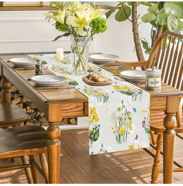 Amazon New Daffodil Table Flag Printing Simple Style Living Room Kitchen Dining Table Decorative Table Amazon Tablecloth