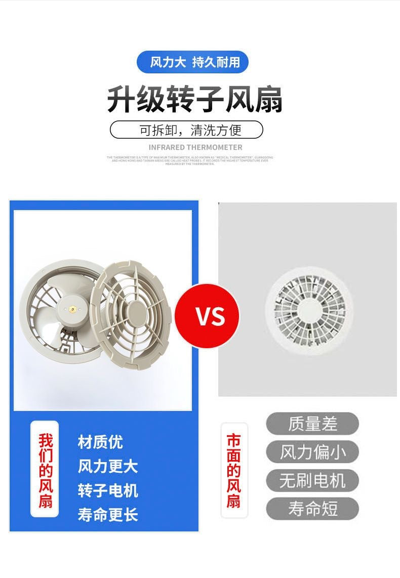 25 New Air-conditioning Clothes with Fan Outdoor Work Air-conditioning Shirt Factory Direct Cross-border Wholesale Exclusive