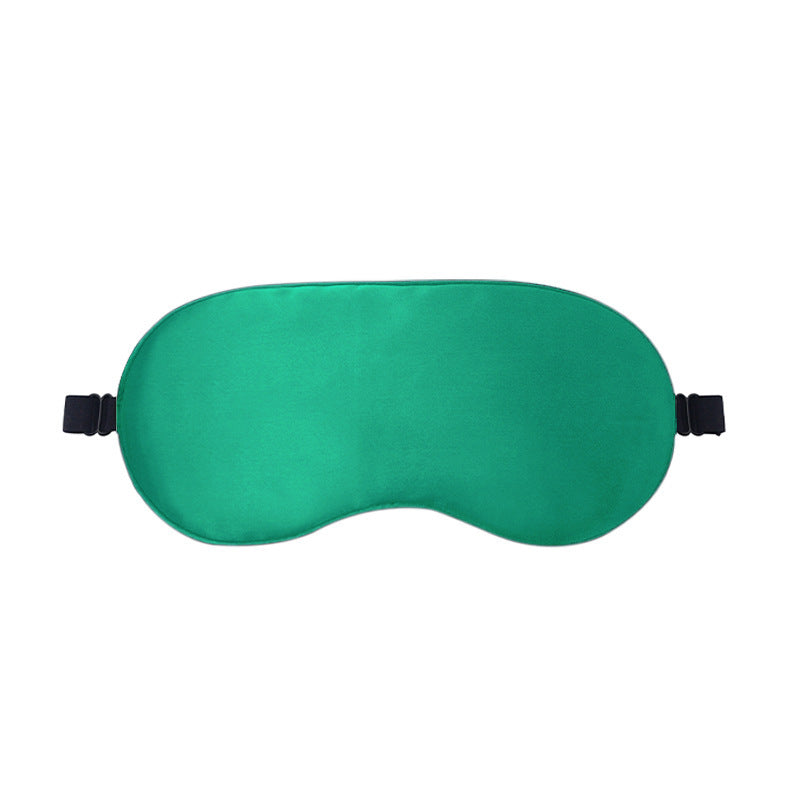 Double-Sided Imitation Silk Eye Mask, Light-Blocking Sleep Eye Mask, Logo Printing Wholesale, Men's and Women's Travel Cooling Ice Silk Eye Protection