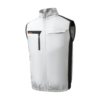 Summer Air-Conditioned Clothing Fan Clothing Sleeveless Cooling Refrigeration Sleeveless Outdoor Sports Sun Protection Vest USB Work Clothes