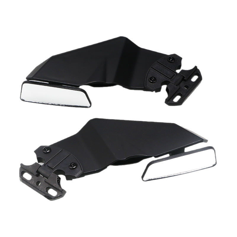 Motorcycle modification accessories suitable for Kawasaki Yamaha Honda Ducati universal fixed wing rearview mirror spoiler