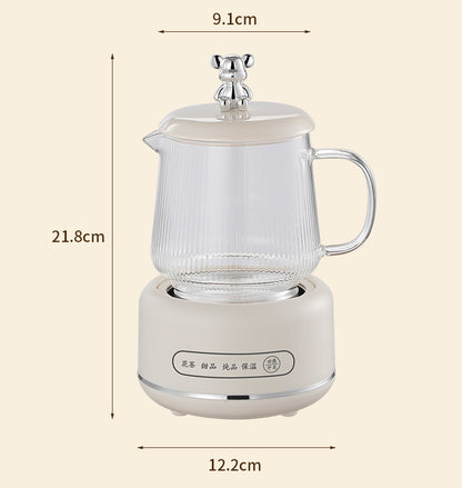 Health pot household multi-functional full glass tea cooker kettle small office flower teapot insulation electric Cup