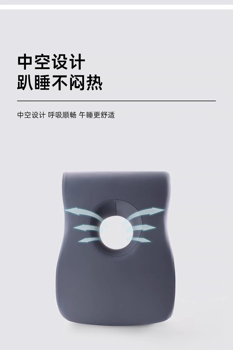 Memory Foam Nap Pillow for Primary School Students, Summer Nap Pillow, Office Desk Removable and Washable Pillow