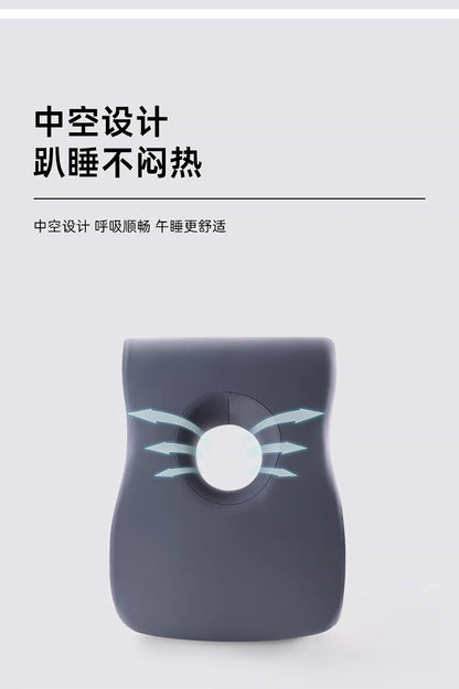 Memory Foam Nap Pillow for Primary School Students, Summer Nap Pillow, Office Desk Removable and Washable Pillow