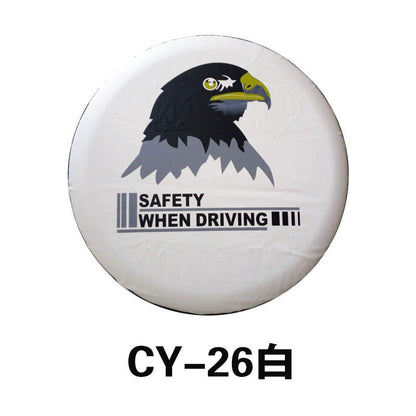 Source factory car tire protective cover tire cover spare tire cover protective cover thickened tire cover all black tire cover