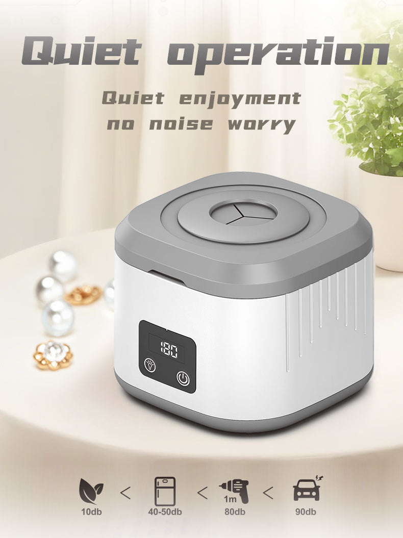 Cross-Border Amazon Ultrasonic Denture Cleaning Machine Uv Ultraviolet Ultrasonic Cleaning Machine Household Jewelry Braces