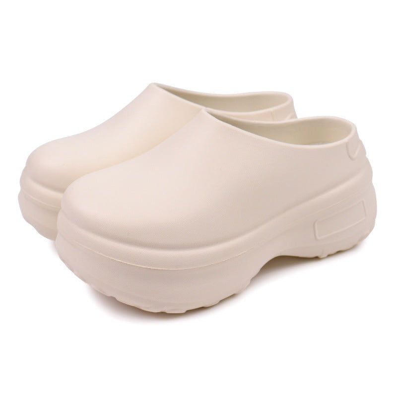 Foreign Trade Cross-Border Chef Shoes, Outdoor Casual Shoes, Comfortable Platform Sole, Wear-Resistant, Non-Slip, Thick-Soled Slippers for Men and Women, Eva