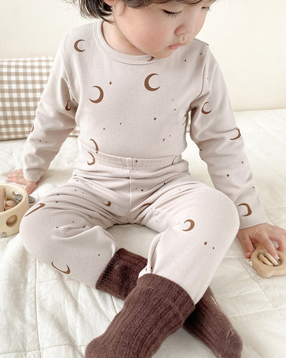 Children's Pajamas, Baby Autumn Clothes and Long Trousers, Kidsren's Home Clothes, Category a Pure Cotton Pajamas for Boys and Girls, Boys' Home Clothes