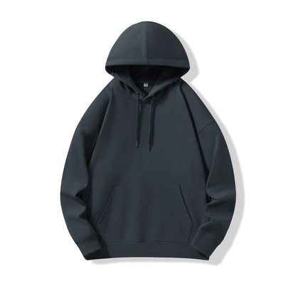 Hooded Sweater | Non-Deformable Pure Cotton Sweater Xinjiang Cotton Shoulder Pullover Autumn and Winter Solid Color ins Street Tide Hoodie