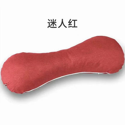 Tiktok hot heating Wormwood bone pillow Wormwood pillow Ice Silk bone cool pillow multifunctional cervical pillow factory wholesale