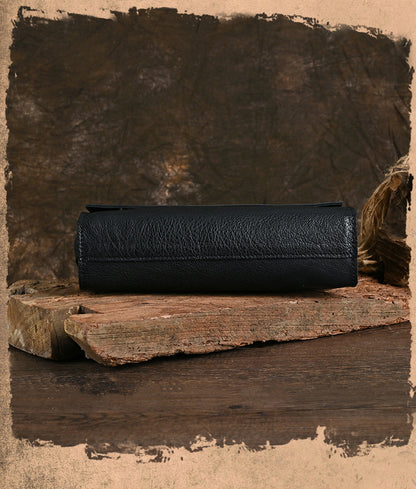 Ancient Trendy Guest Genuine Leather Men's Bag Single Shoulder Crossbody Bag Handmade Cowhide Backpack Simple Small Bag Crazy Horse Leather Men's Bag