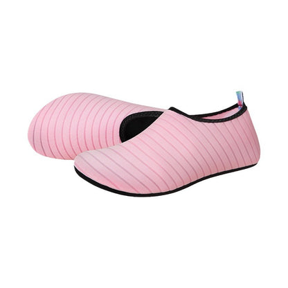 Striped beach shoes snowflake shoes socks beach socks diving snorkeling shoes indoor fitness shoes solid color yoga shoes