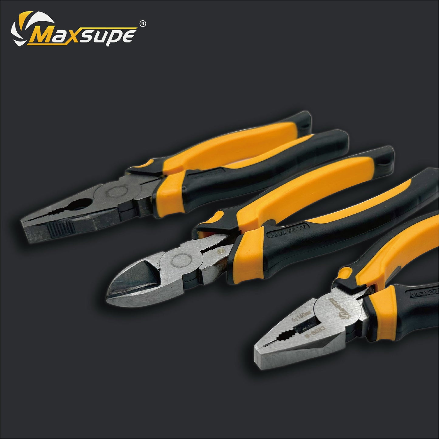MaXSUPe industrial grade non-slip toothed pointed-nose pliers diagonal pliers diagonal pliers diagonal pliers 6 inch 8 inch wire pliers tool